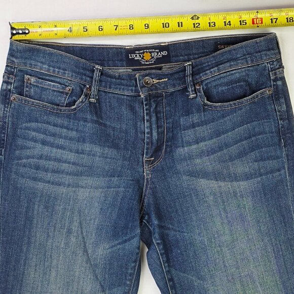 Lucky Brand 30X33 Womens Size 10/30 Regular Sweet'N Low Bootcut Blue Denim Jeans - Picture 2 of 13